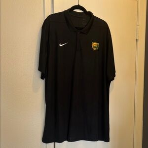 Nike Black Polo Shirt with Baylor Logo